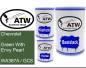 Preview: Chevrolet, Green With Envy Pearl, WA387A / GC8: 500ml Lackdose + 500ml Klarlack + 250ml Härter - Set, von ATW Autoteile West.